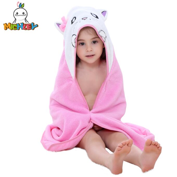 Toddler Hooded Towel Cotton Fabric